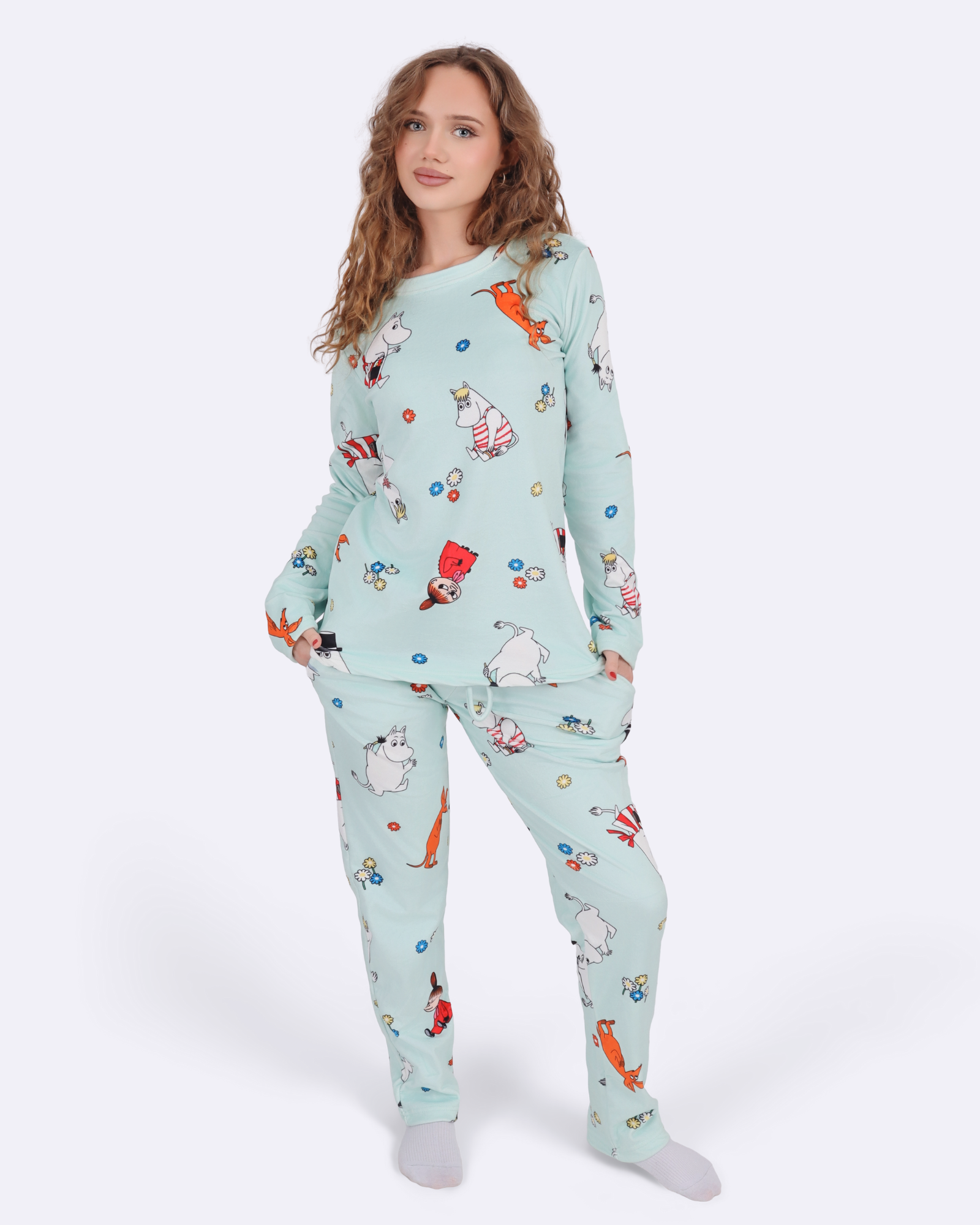 Fluwelen pyjama met Mumindalen