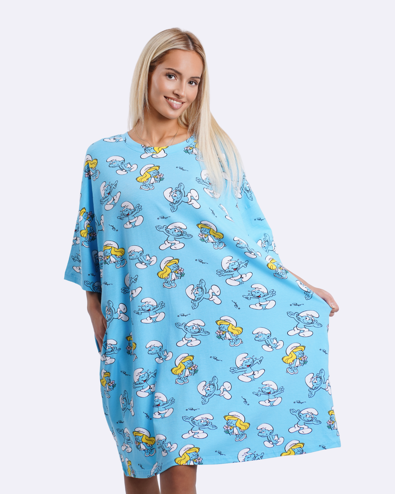 Nonsji t-shirt met De Smurfen