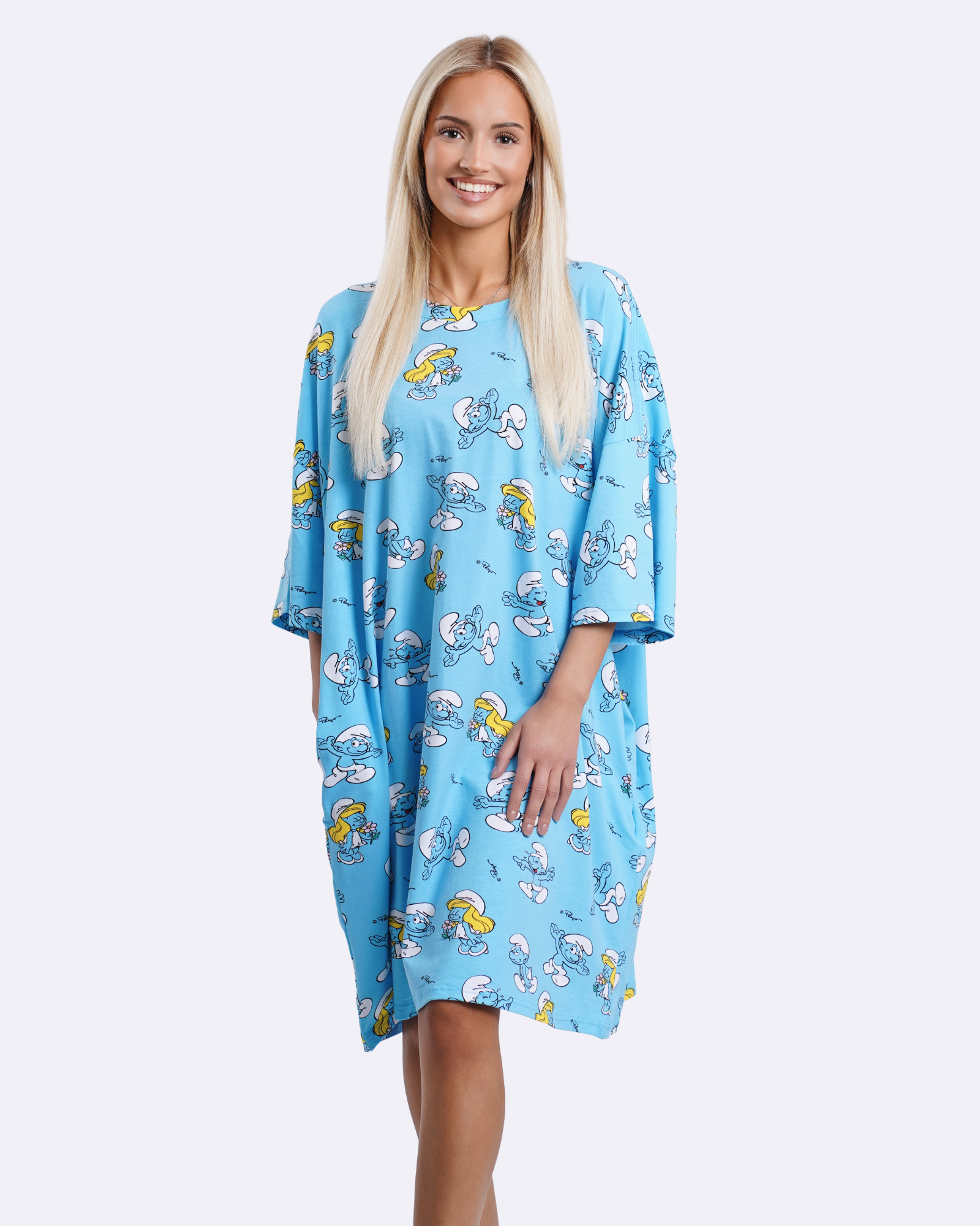 Nonsji t-shirt met De Smurfen