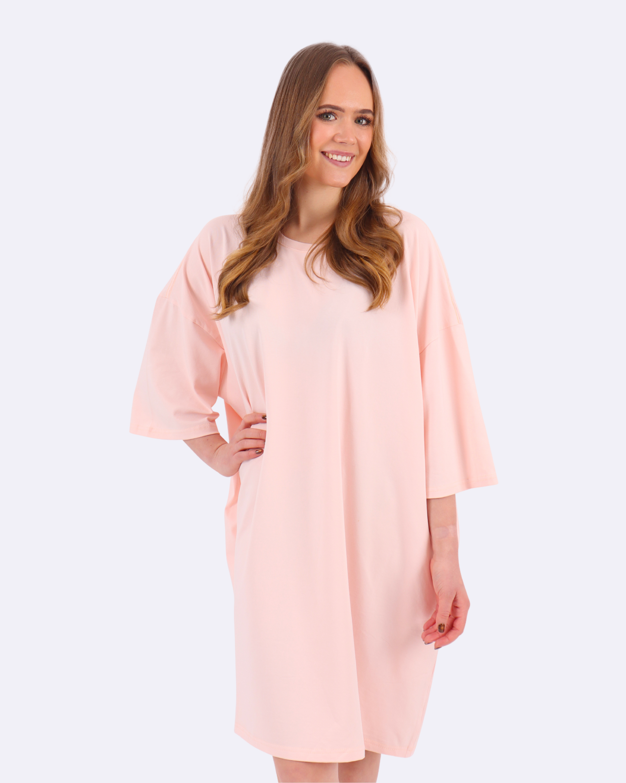 Nonsji t-shirt in rozenkwarts